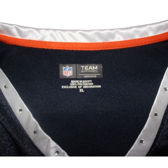 Chicago Bears NFL Team Apparel Pullover Top V-Neck Gems Logo Womens Size  XL - Picture 7 of 7